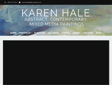 Tablet Screenshot of karenhale.com